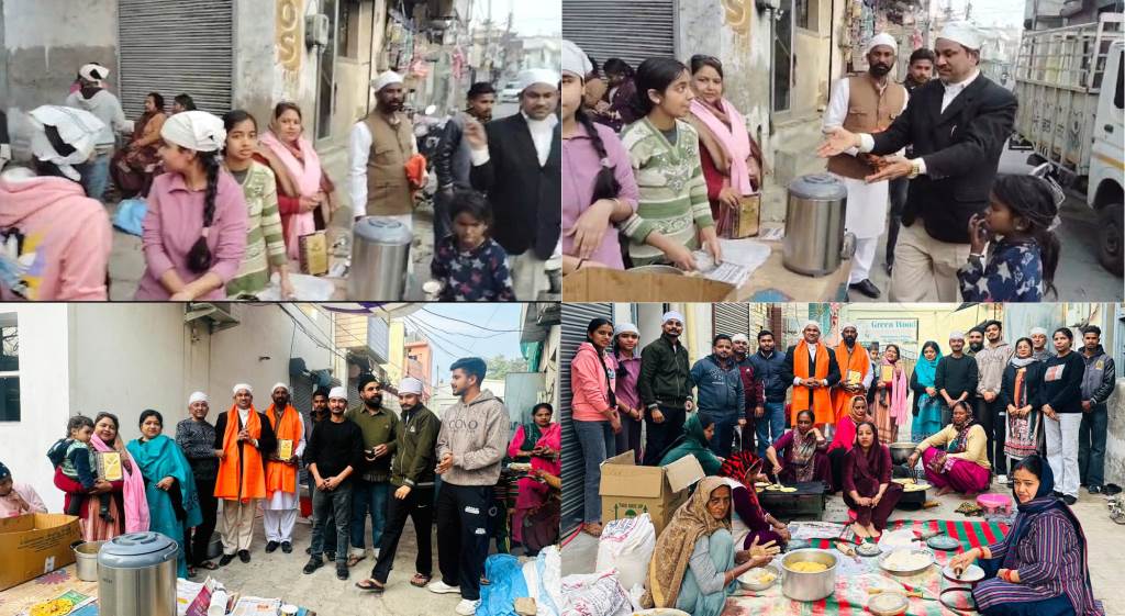 ਹਿਊਮਨ ਸਰਵਿਸ ਸੋਸਾਇਟੀ ਅਤੇ ਜੋਬ ਮਾਇੰਡ ਕੰਸਲਟੈਂਸੀ ਵਲੋਂ ਚਾਰ ਸਹਿਬਜਾਦੇ ਤੇ ਮਾਤਾ ਗੁਜਰ ਕੌਰ ਜੀ ਦੀ ਯਾਦ ਨੂੰ ਸਮਰਪਿਤ ਲੰਗਰ ਦੀ ਸੇਵਾ ਦਿੱਤੀ ਗਈ